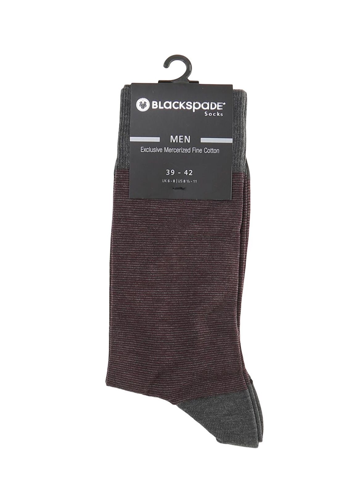 Blackspade Bordo Erkek Çorap