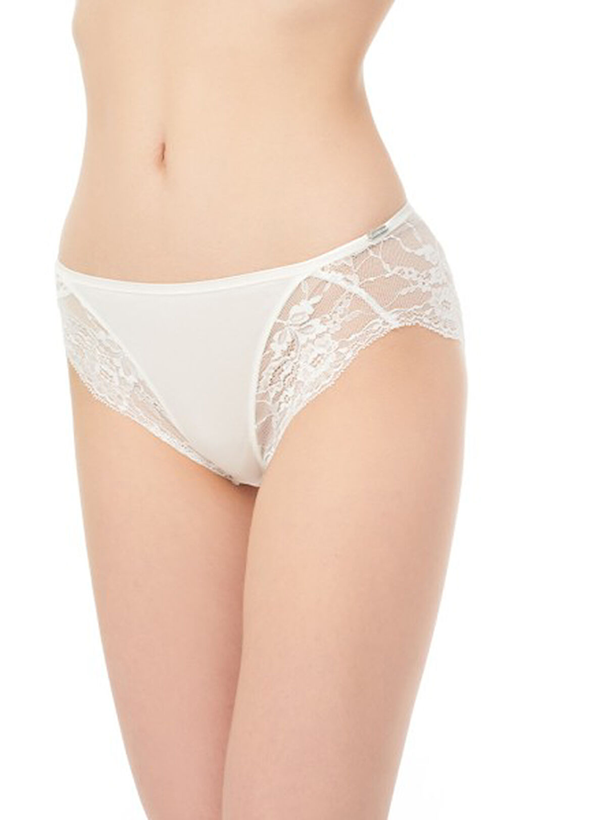 Blackspade 1448 Comfort Classics Külot Dantel Maxi Külot Krem