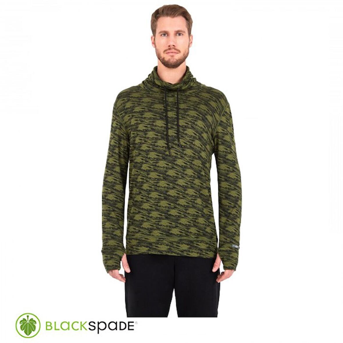 BLACKSPADE Sweatshirt Yeşil S