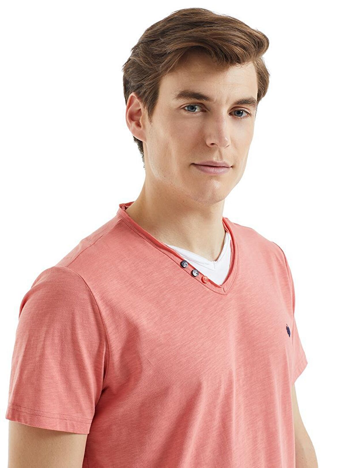 Blackspade 30832 V Yaka Normal Bel DüzKırmızı Erkek Pijama Takımı