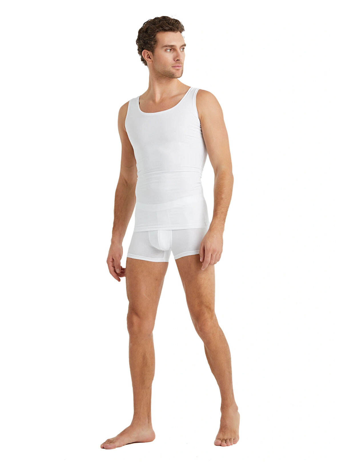 Blackspade Beyaz Erkek Atlet 9228