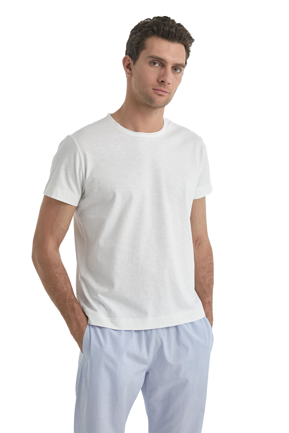 Blackspade Erkek Beyaz T-Shirt 40524 