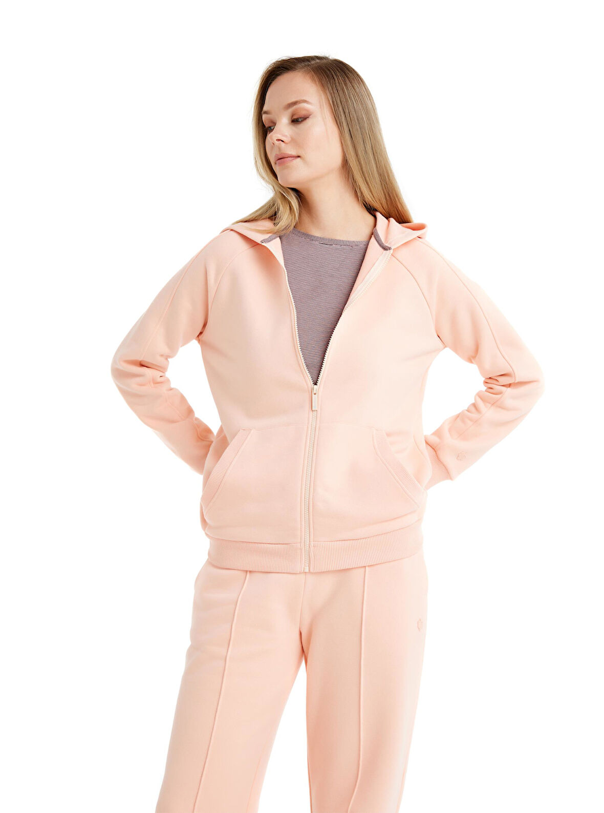 Blackspade Kadın Somon Sweatshirt 60463 