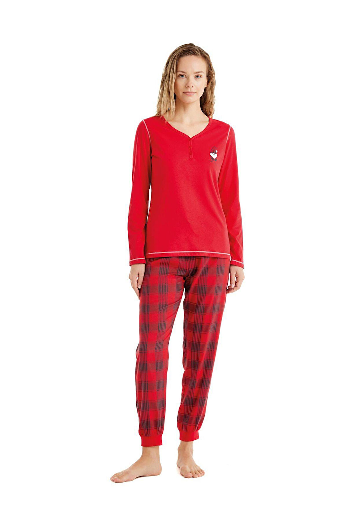 Blackspade Kadın Uzun Kol Pijama Takımı 51623 