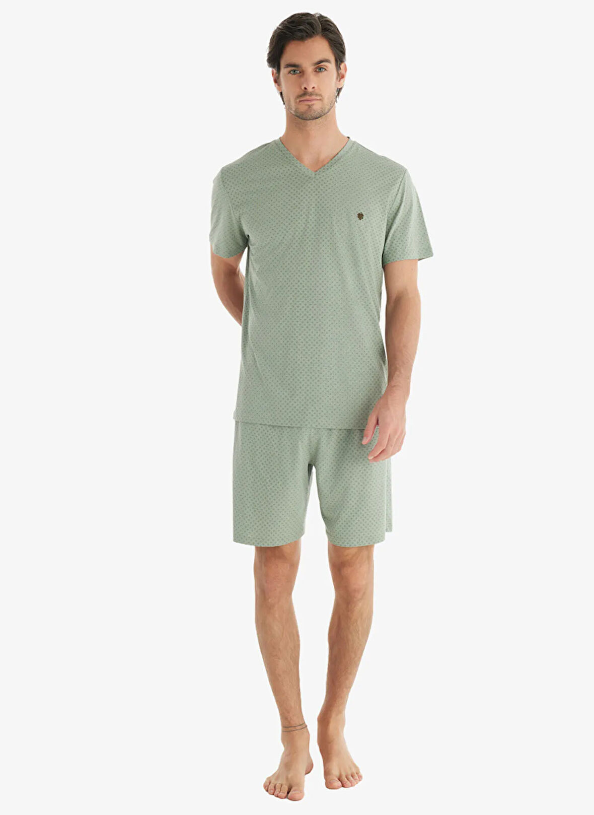 Blackspade Yeşil - Çok Renkli Erkek Pijama Takımı 40702