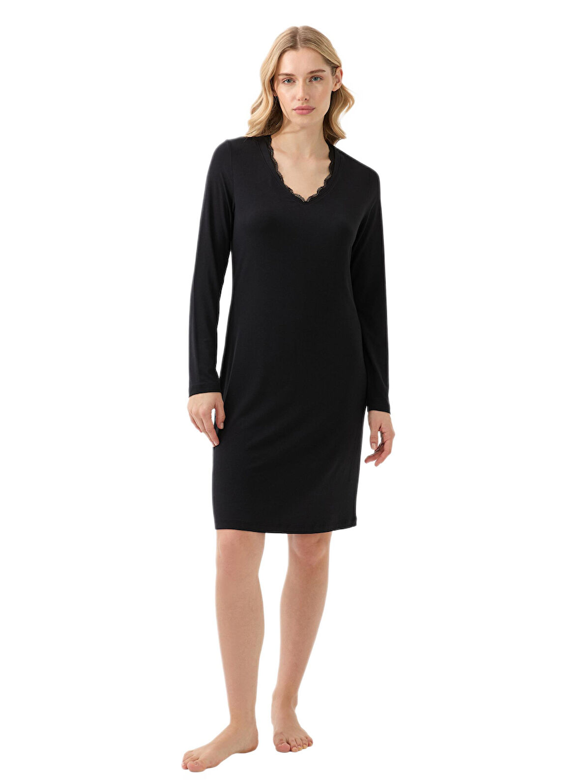 Blackspade Kadın Siyah Gecelik 51928 