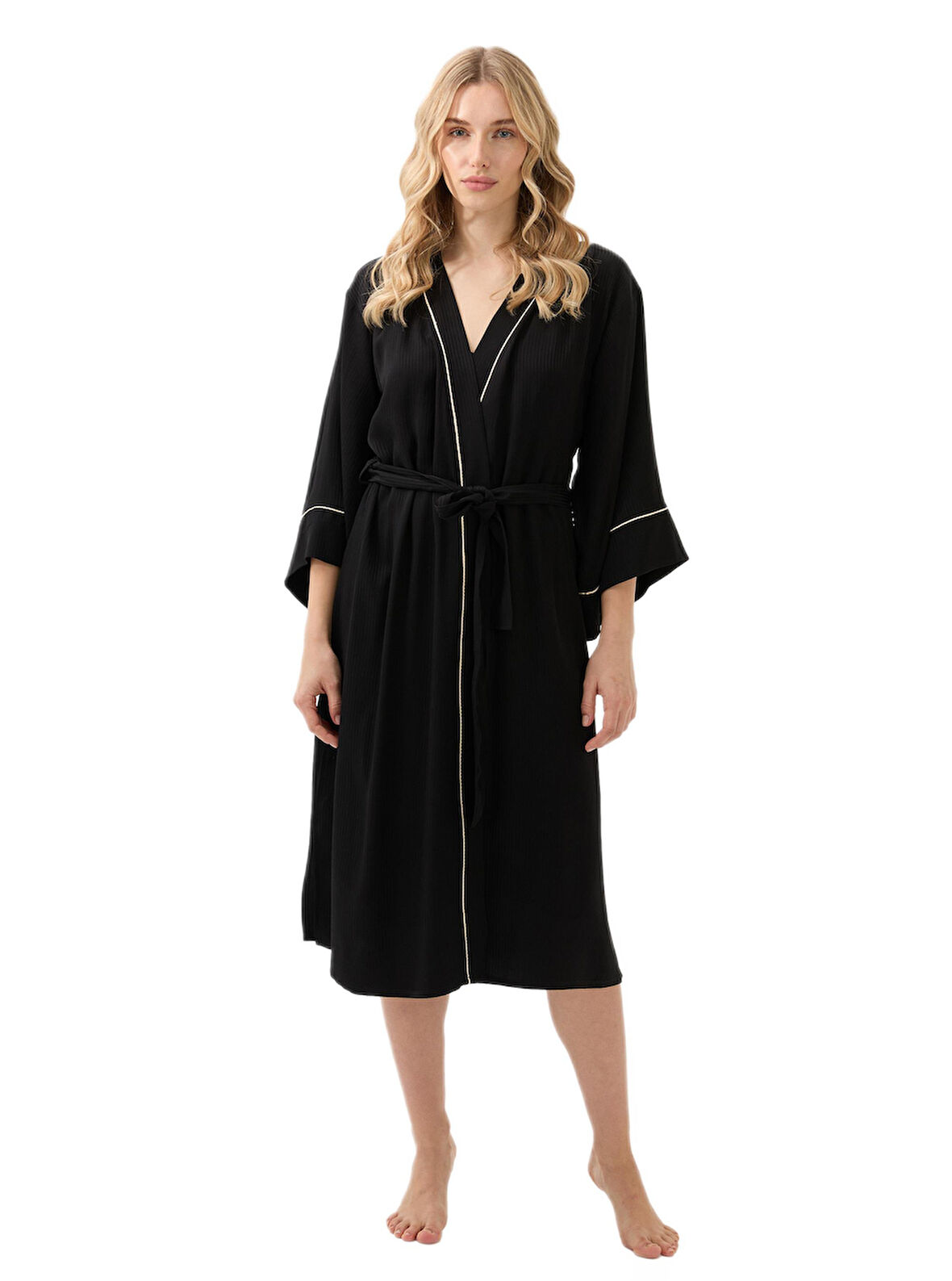 Blackspade Kadın Siyah Sabahlık 51908 