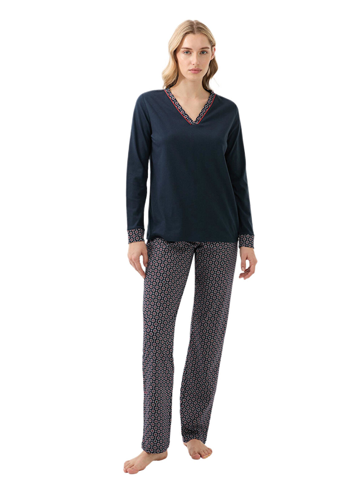 Blackspade Kadın Lacivert Pijama Takımı 51913 