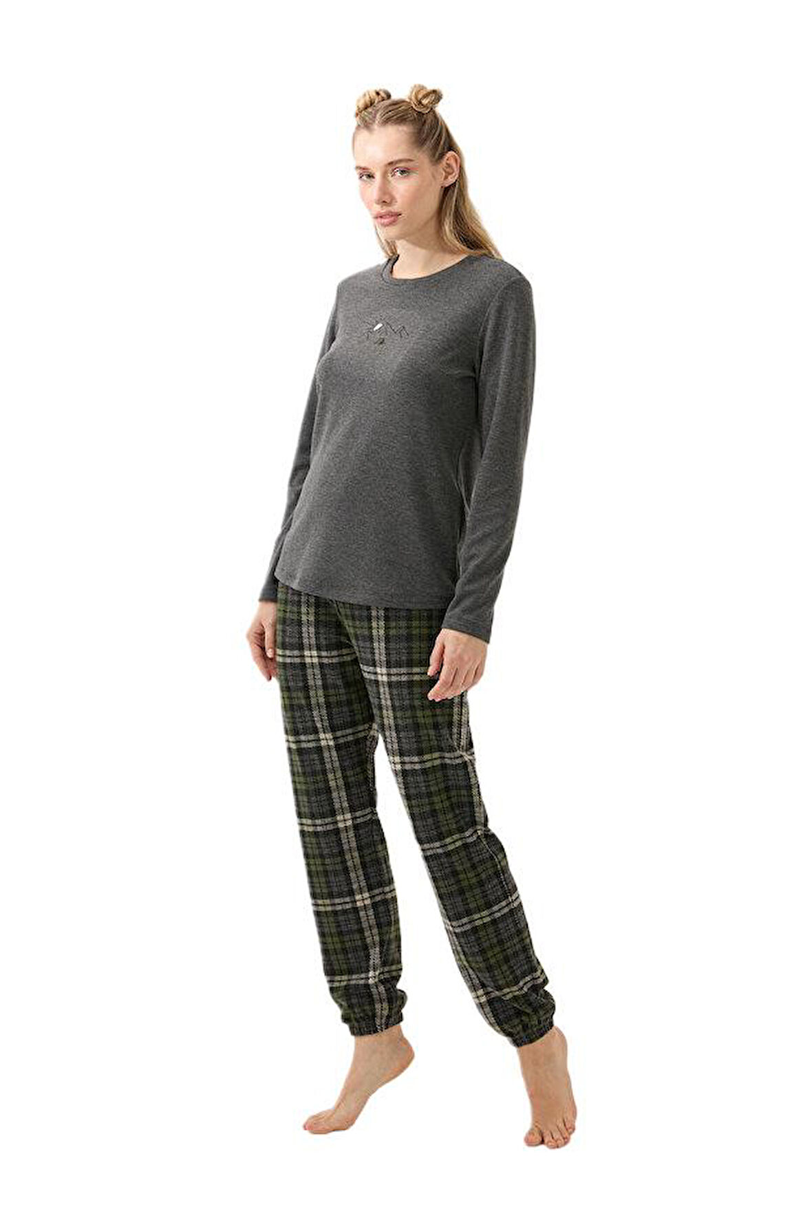 Blackspade Kadın Antrasit Pijama Takımı 51936 