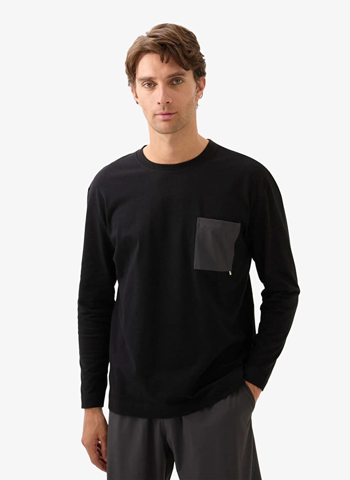 Blackspade Yuvarlak Yaka Düz Siyah Erkek T-Shirt 40841