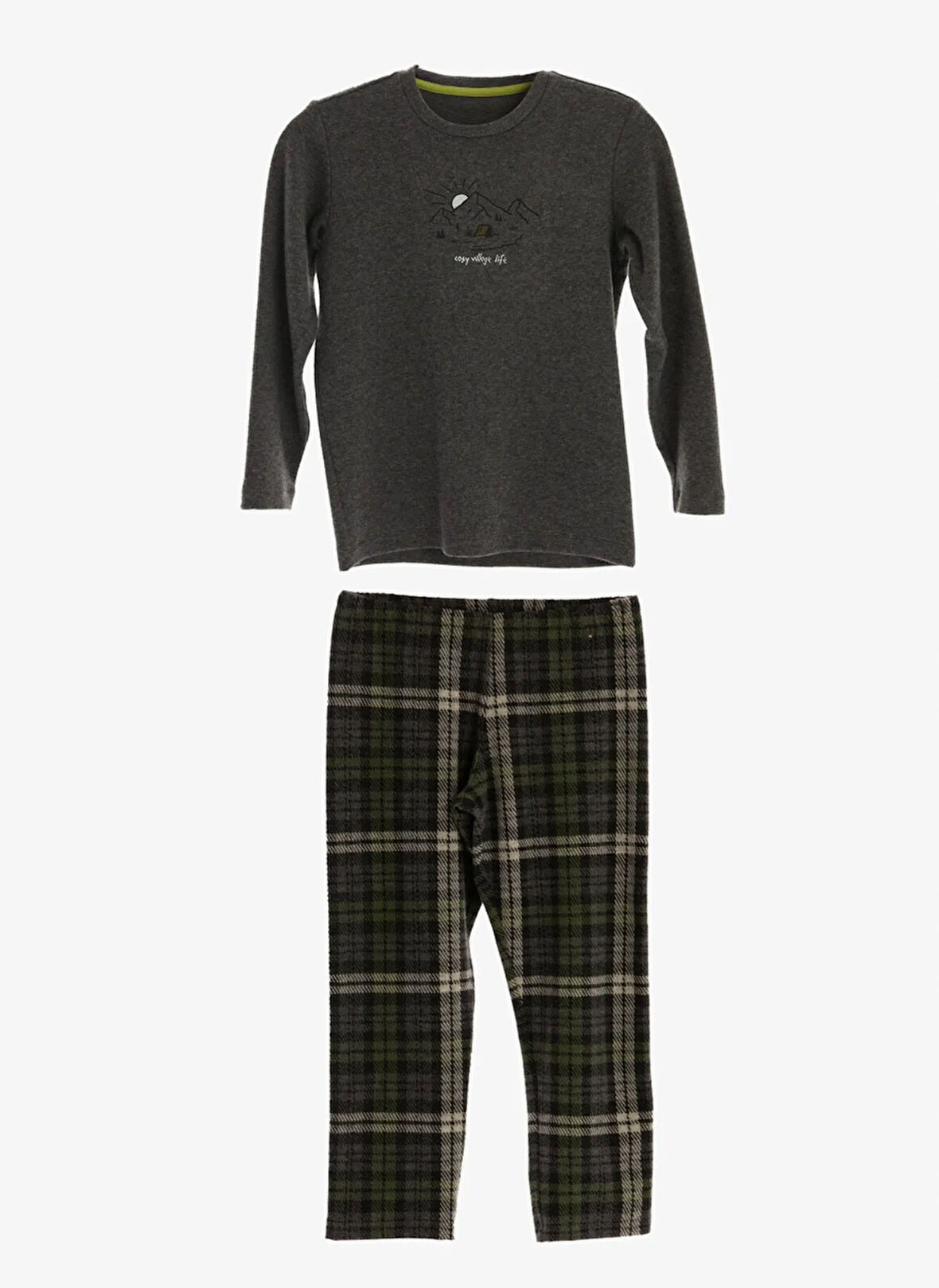 Blackspade Düz Antrasit Erkek Çocuk Pijama Takımı 40847