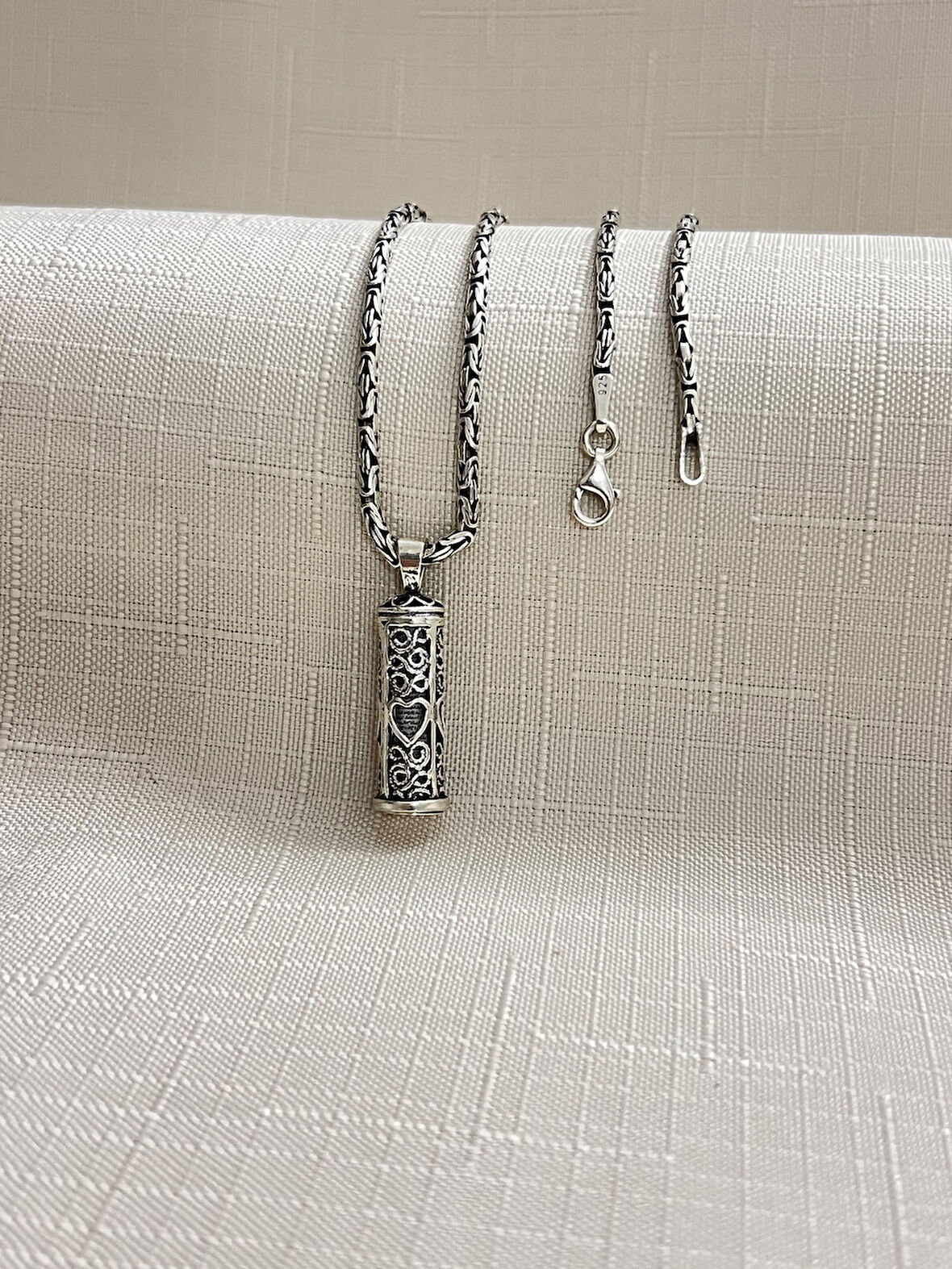 KALP MODEL KRAL ZİNCİR CEVŞEN 925 AYAR KOLYE