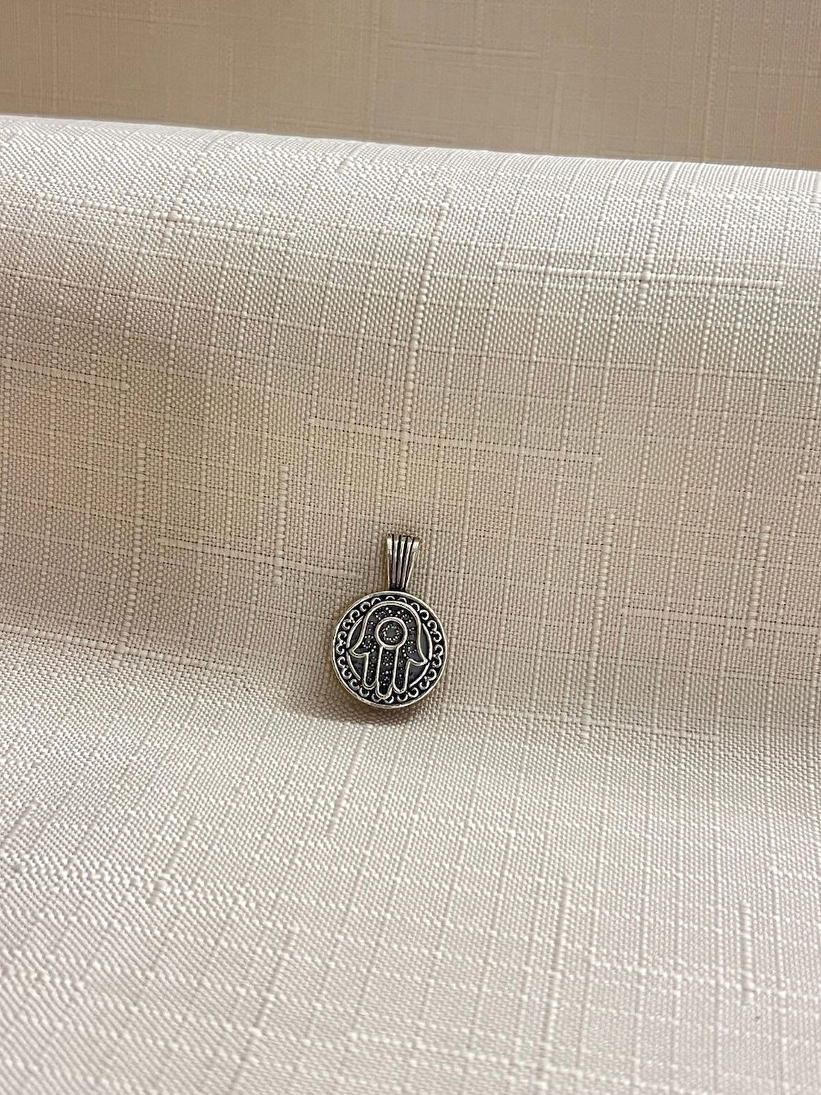 FATMA ANA 925 AYAR GÜMÜŞ CEVŞEN KOLYE UCU