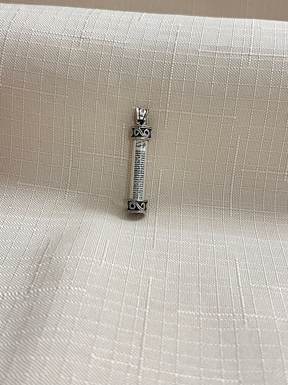 TÜP MODEL CEVŞEN KABI 925 AYAR GÜMÜŞ KOLYE UCU