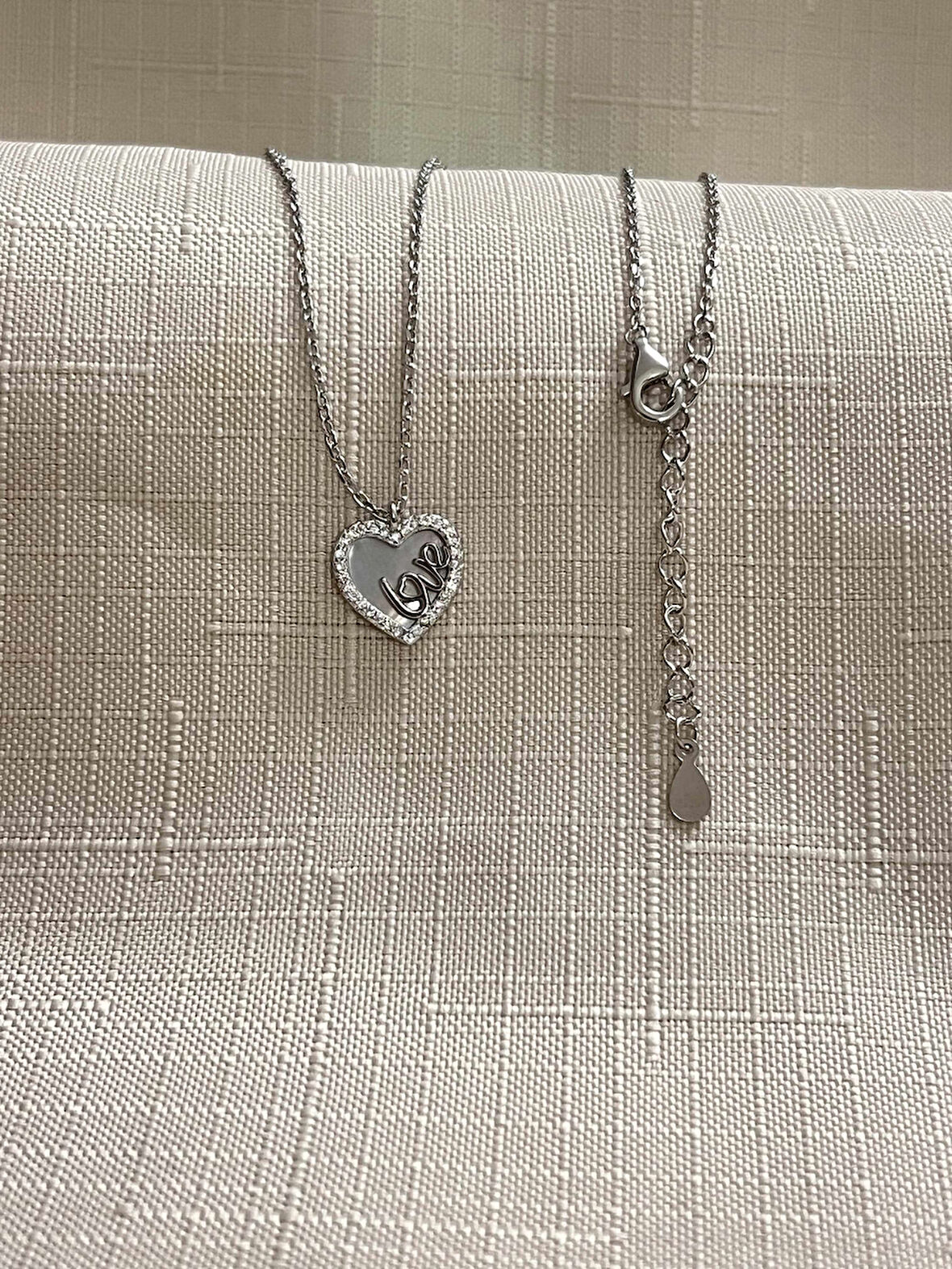 LOVE 925 AYAR GÜMÜŞ KOLYE