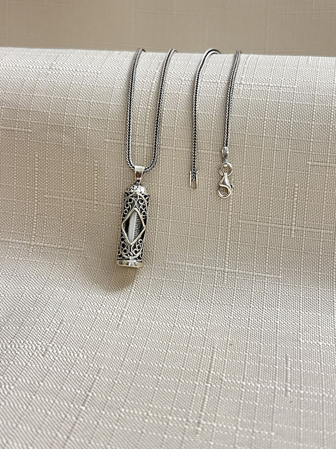 CEVŞEN TİLKİ KUYRUĞU ZİNCİR 925 AYAR GÜMÜŞ KOLYE