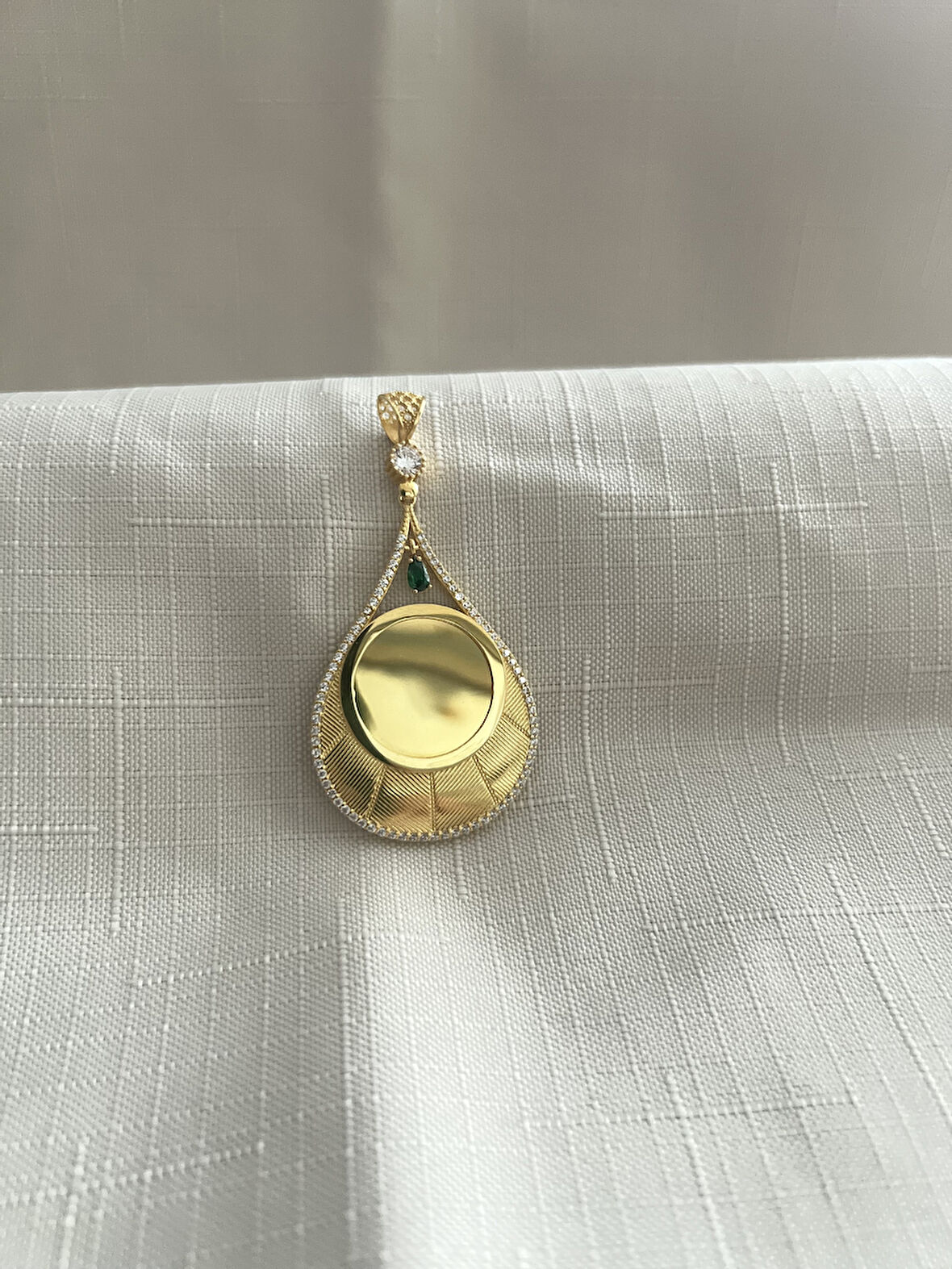 ÇEYREK TAKILABİLENDAMLA MODEL 925 AYAR GÜMÜŞ KOLYE UCU