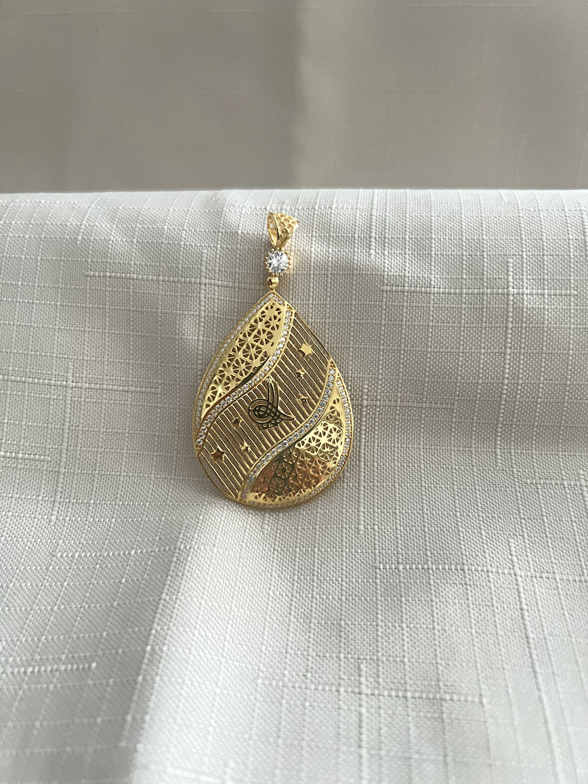 TUĞRA DAMLA MODEL 925 AYAR GÜMÜŞ KOLYE UCU