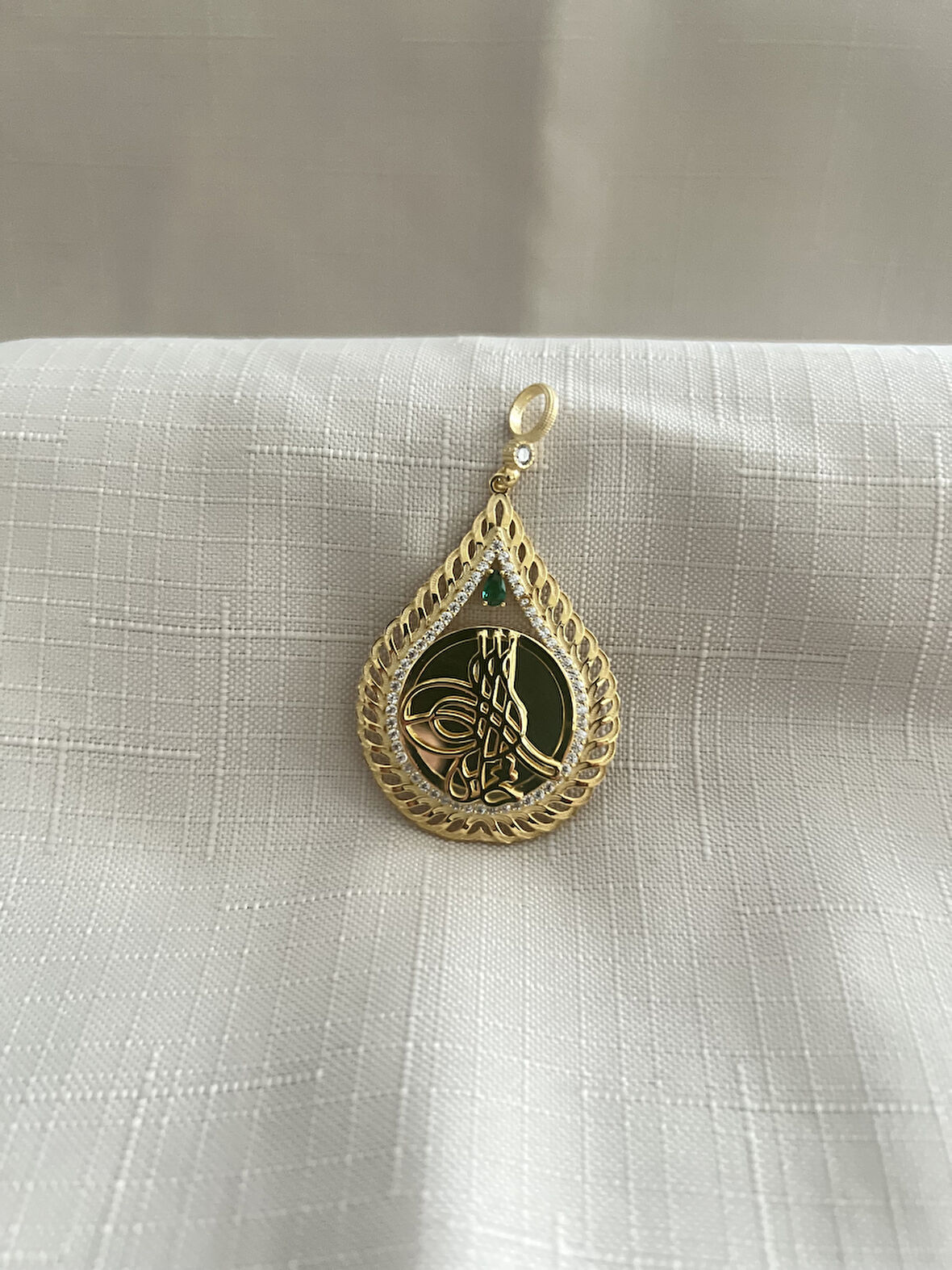 OSMANLI TUĞRASI 925 AYAR GÜMÜŞ KOLYE UCU