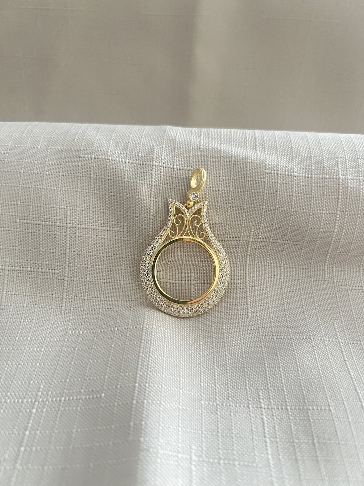 OSMANLI TUĞRASI 925 AYAR GÜMÜŞ KOLYE UCU