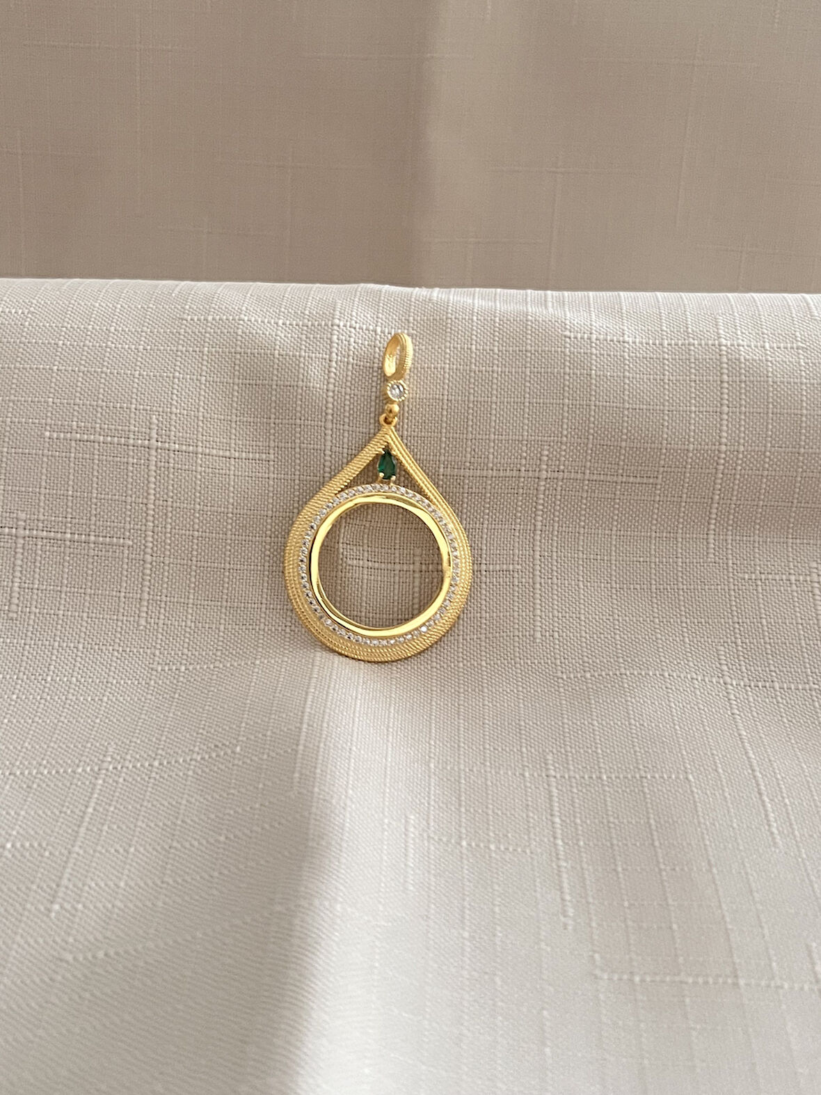 TUĞRA DAMLA MODEL 925 AYAR GÜMÜŞ KADIN KOLYE UCU