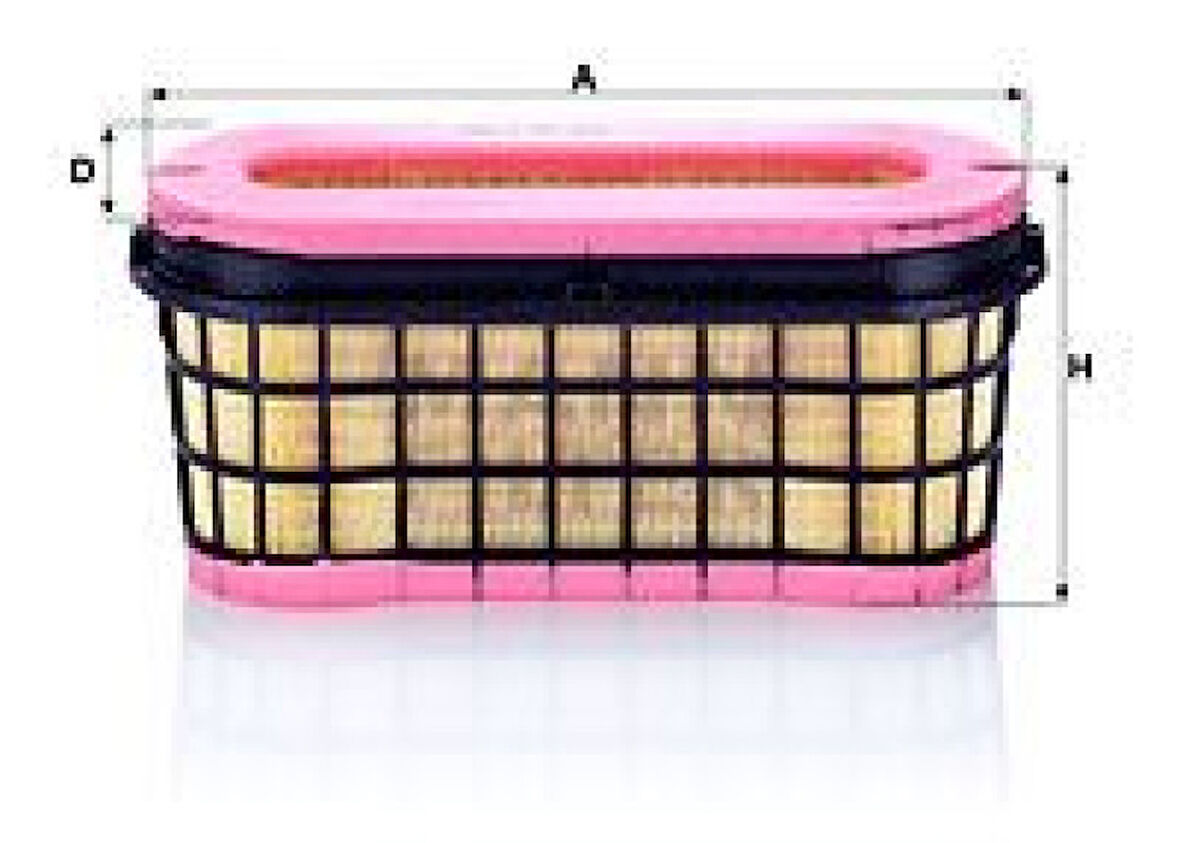 Mercedes Truck Hava Filtresi Mercedes Actros Mp4 Arocs Antos - Mann C49002