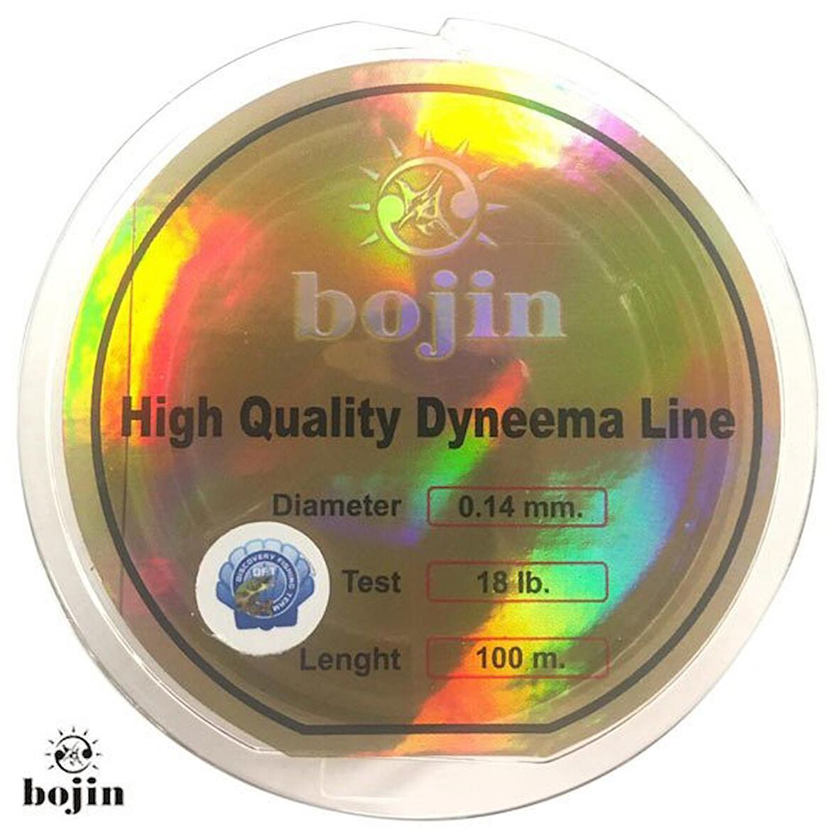 DFT Bojin Dyneema İp Misina 100 m - 0.14 mm Yeşil