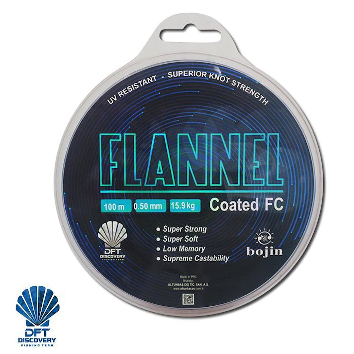 DFT Bojin Flannel Fluorocarbon100 m 0.50 mm Misina