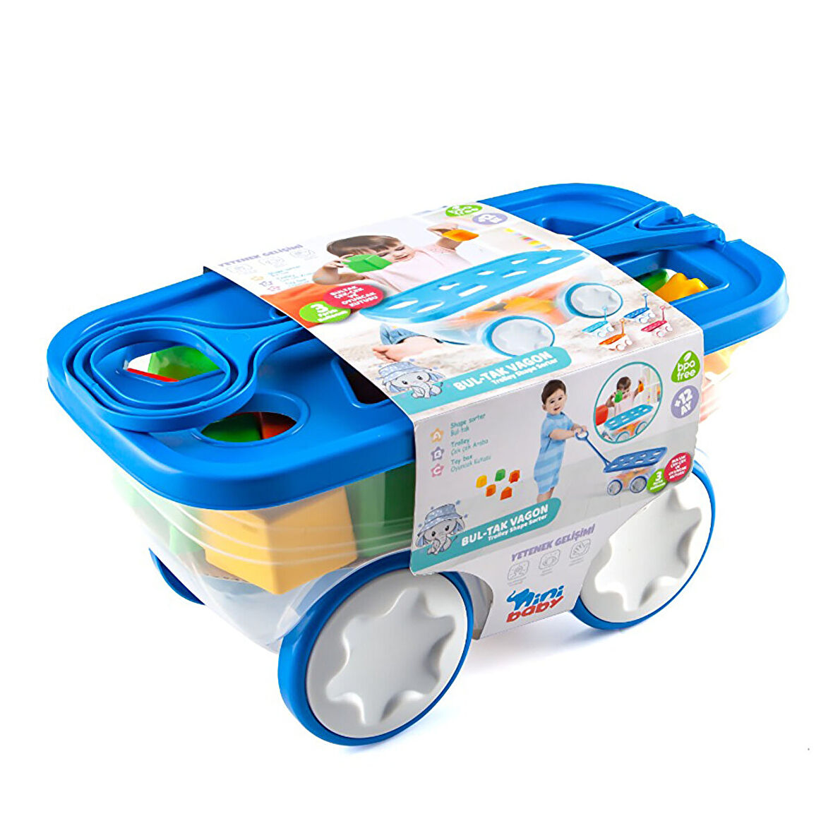 Erdem Oyuncak Nini Baby 3 in 1 Trolley