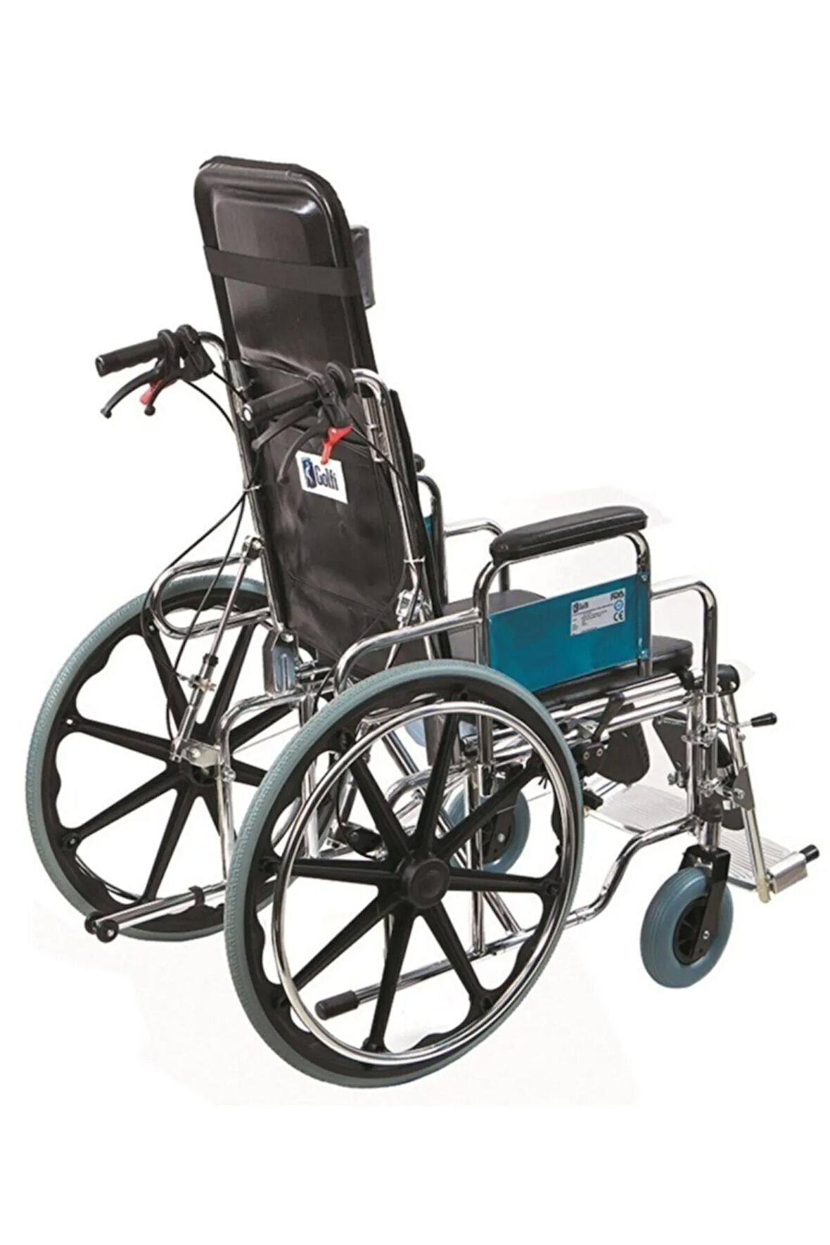 GOLFİ G124 Özellikli Sırt Yatar Manuel Tekerlekli Sandalye