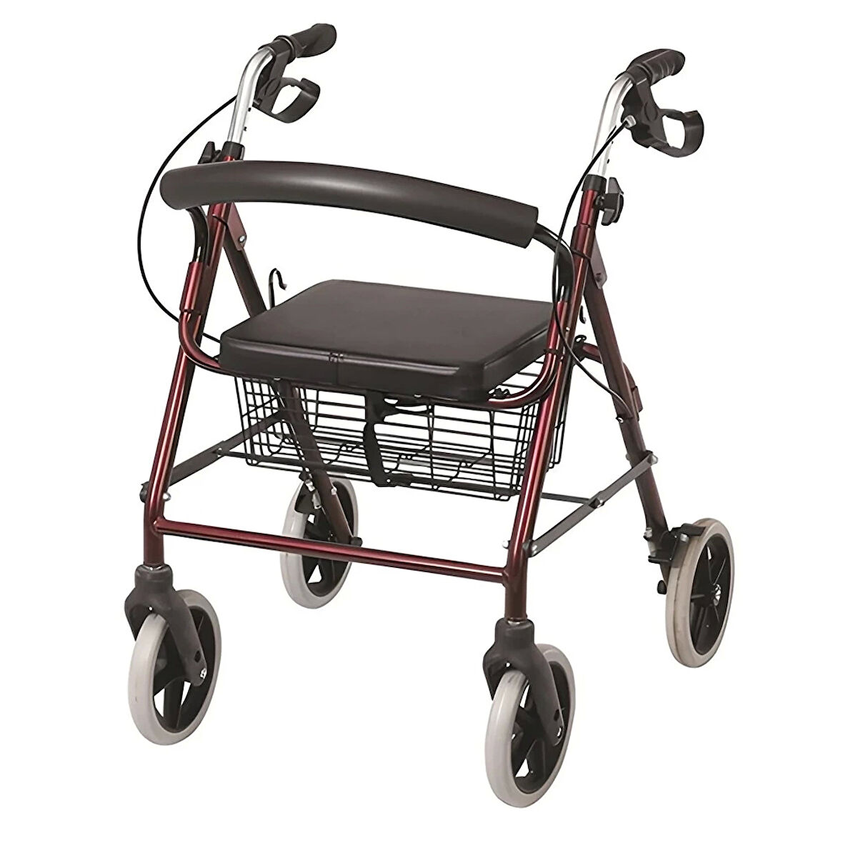 Alüminyum Katlanabilir Rollatör Yürüteç 130 Kg Taşıma Kapasiteli | Lüx 1. Sınıf | 2 Yıl Garanti