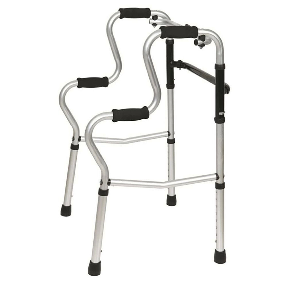 Loco Alüminyum Kademeli Yürüteç | Ergonomik, Katlanabilir ve Dayanıklı Tasarımıyla Güvenli PR-448