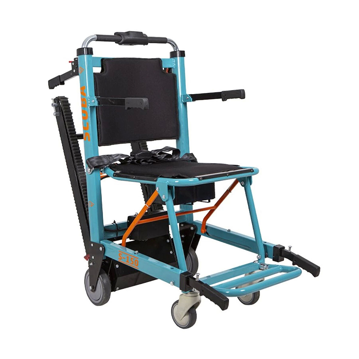 Scuba Merdiven Tırmanma Koltuğu Turkuaz | Akülü Sistemli Alüminyum Gövde S150