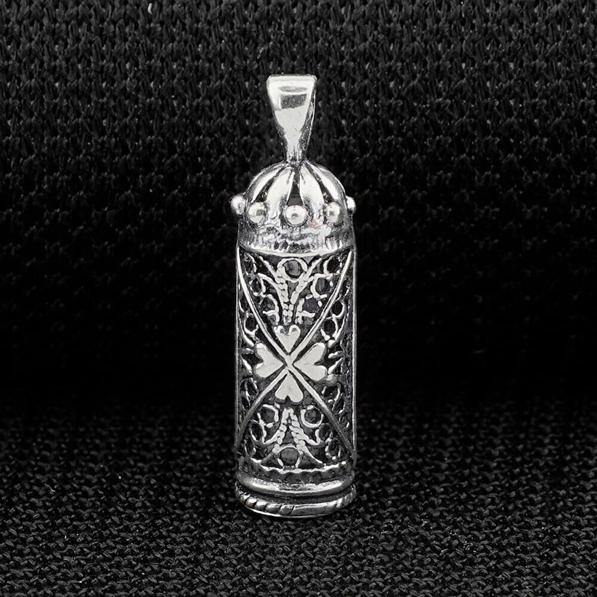 Tasarım Cevşen Dualı 925 Ayar Gümüş Erkek Kolye Ucu