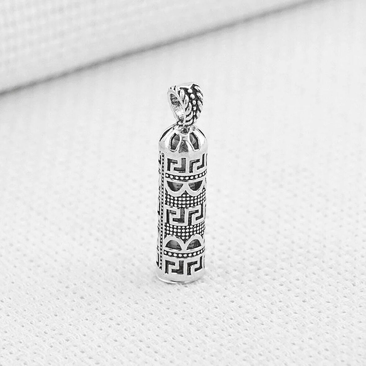 Cevşeni Kebir Dualı 925 Ayar Gümüş Erkek Kolye Ucu