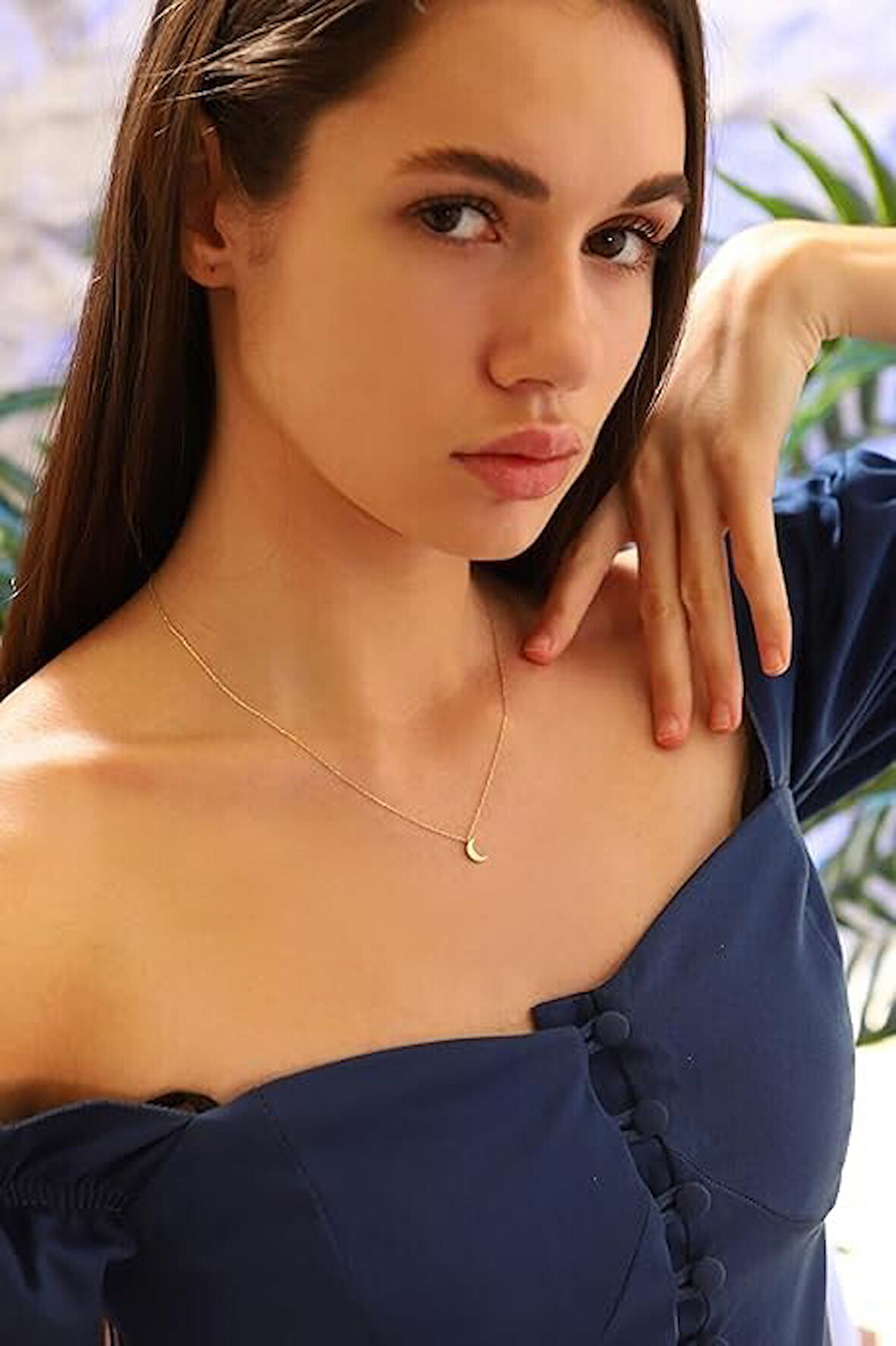 Ay 14 Ayar Altın Kolye