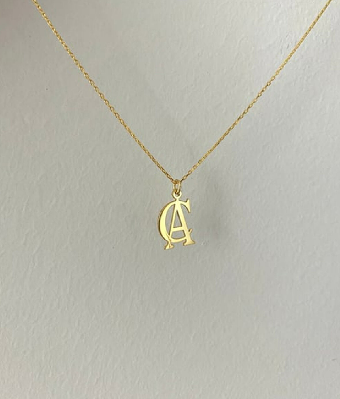 Sevgili Harfler 14 Ayar Altın Kolye