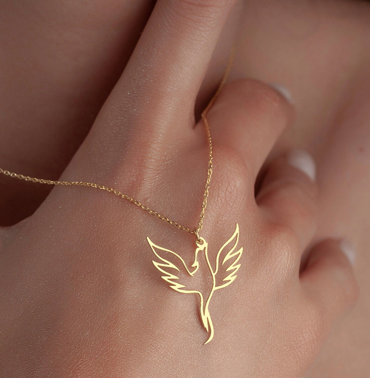 Anka 14 Ayar Altın Kolye