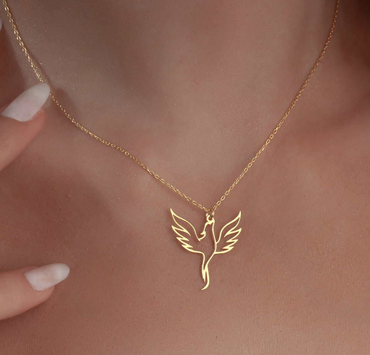 Anka 14 Ayar Altın Kolye