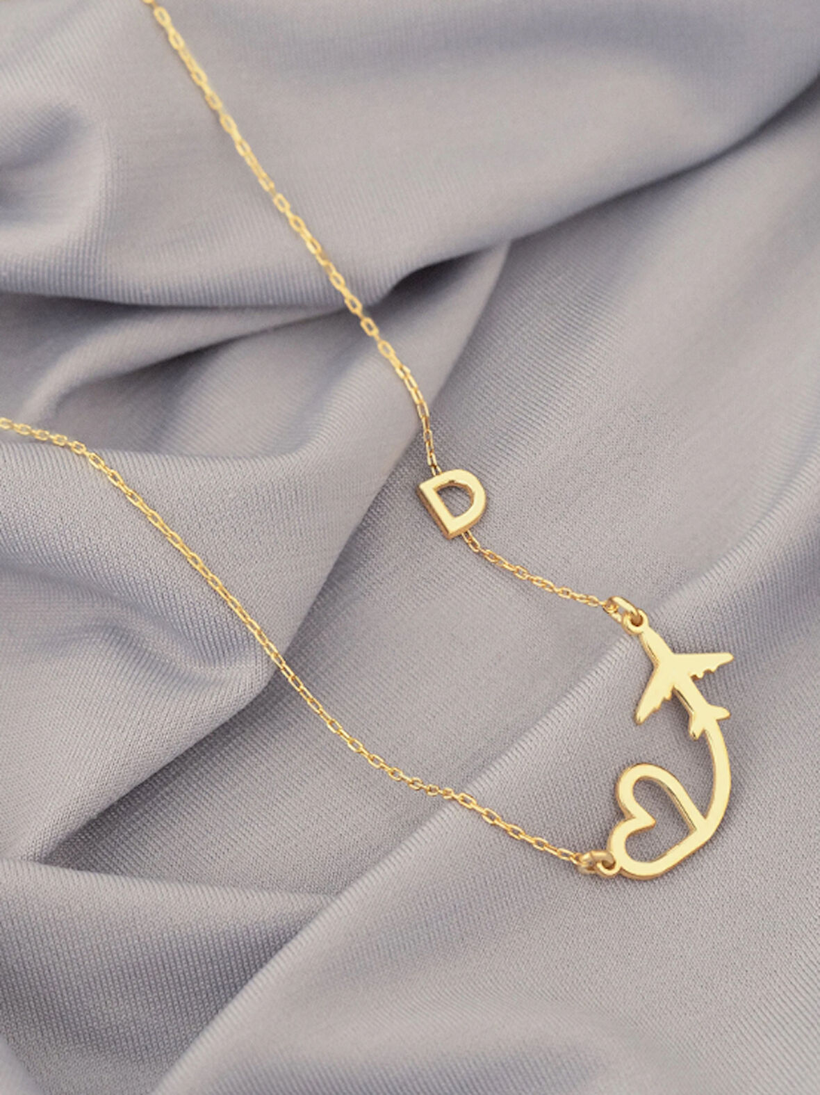 Sana Giden Yol 14 Ayar Altın Kolye