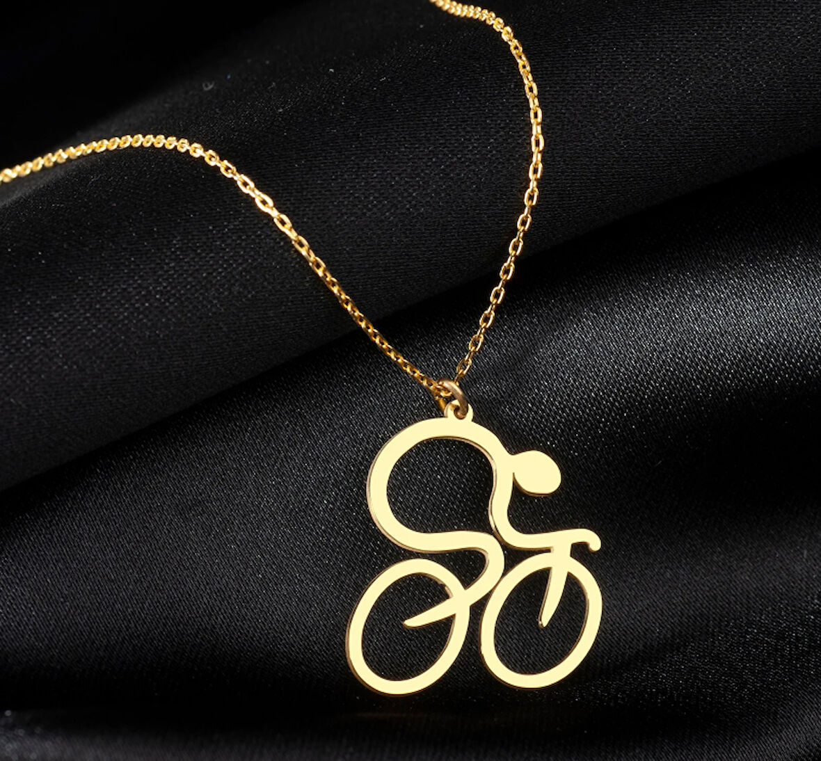 Bisiklet 14 Ayar Altın Kolye