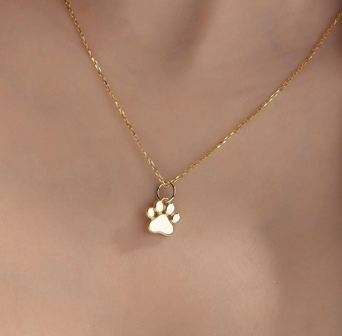 Pati 14 Ayar Altın Kolye