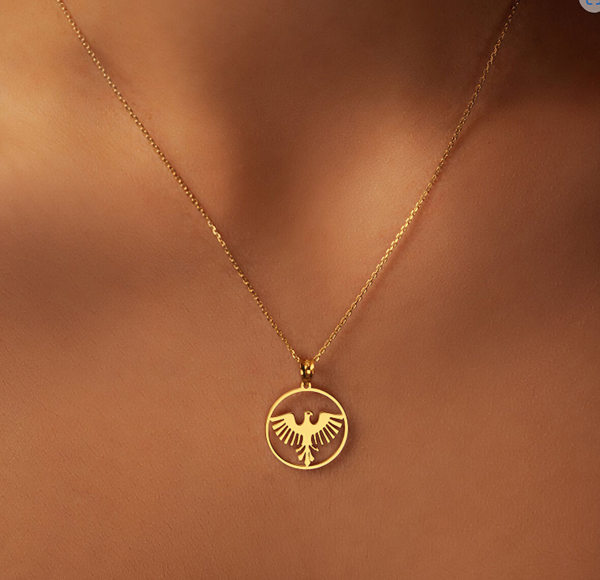 Anka 14 Ayar Altın Kolye