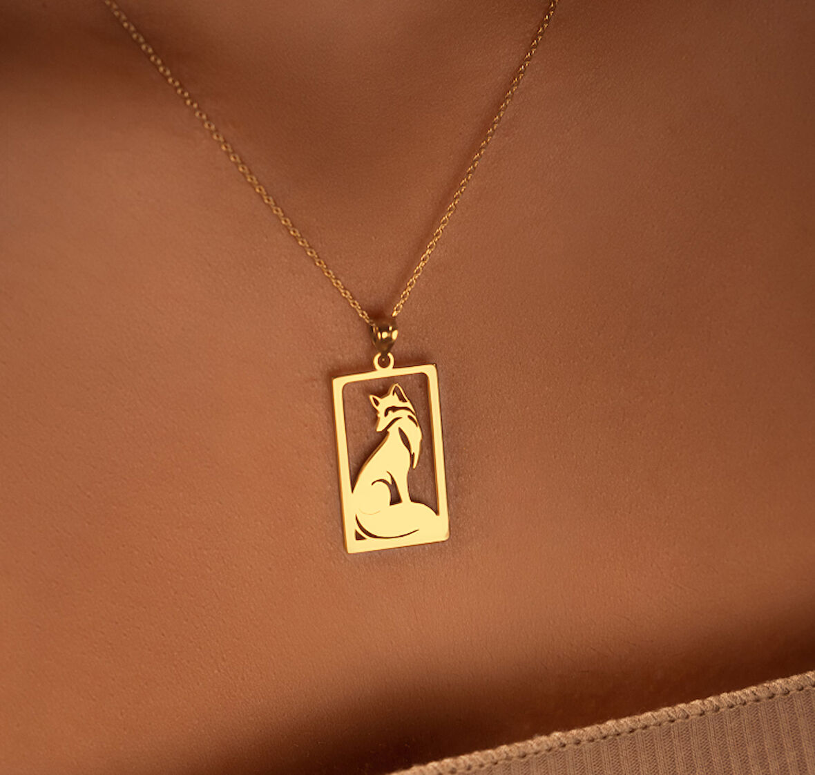 Asena 14 Ayar Altın Kolye