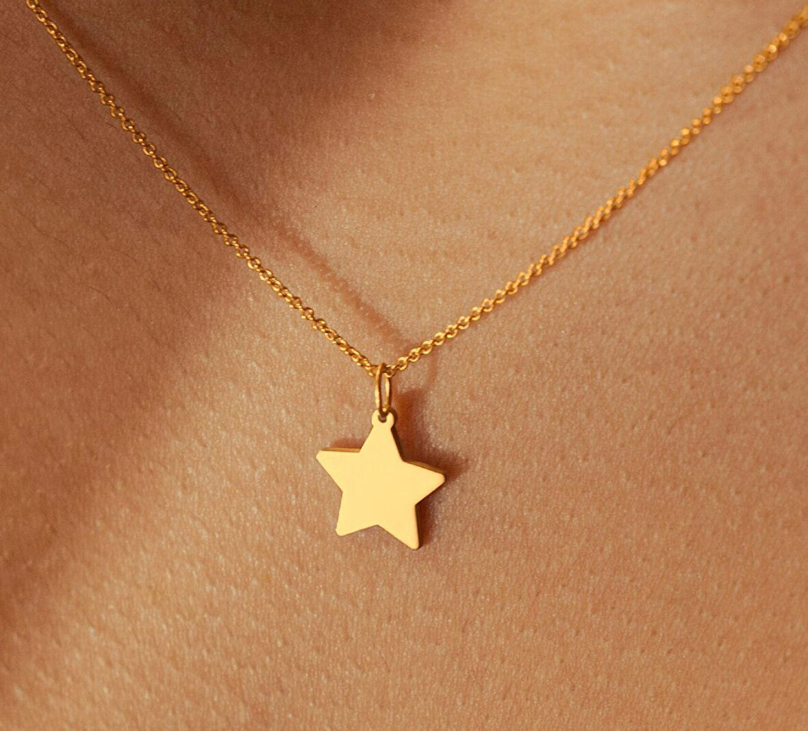 Yıldız 14 Ayar Altın Kolye
