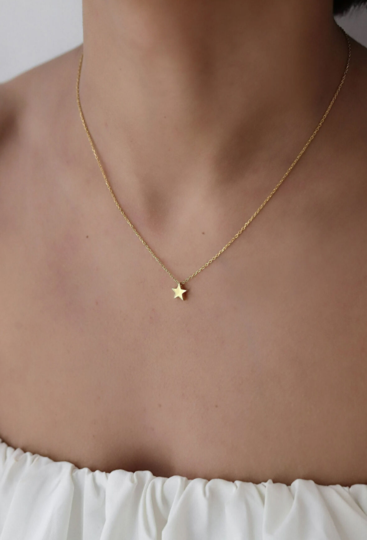 Yıldız 14 Ayar Altın Kolye