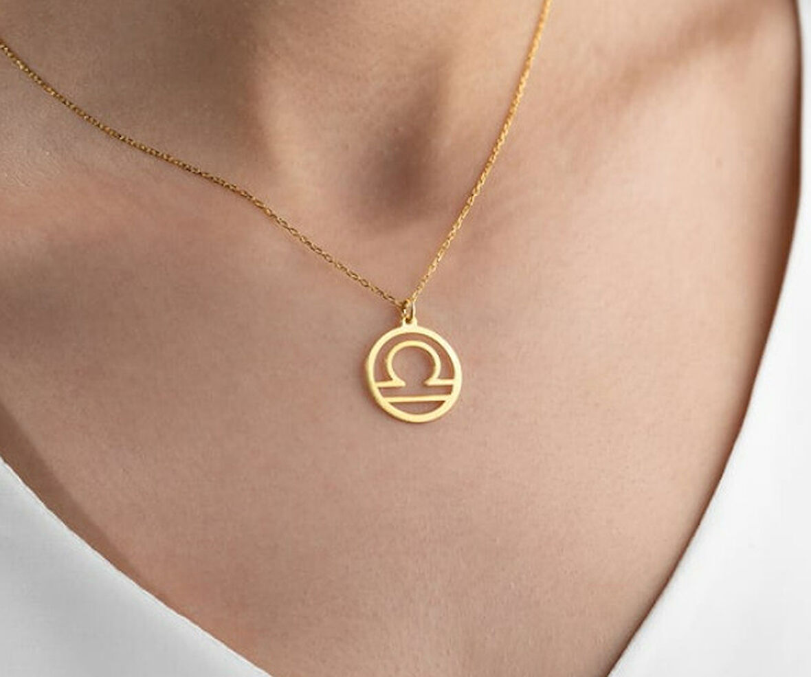 Terazi 14 Ayar Altın Kolye