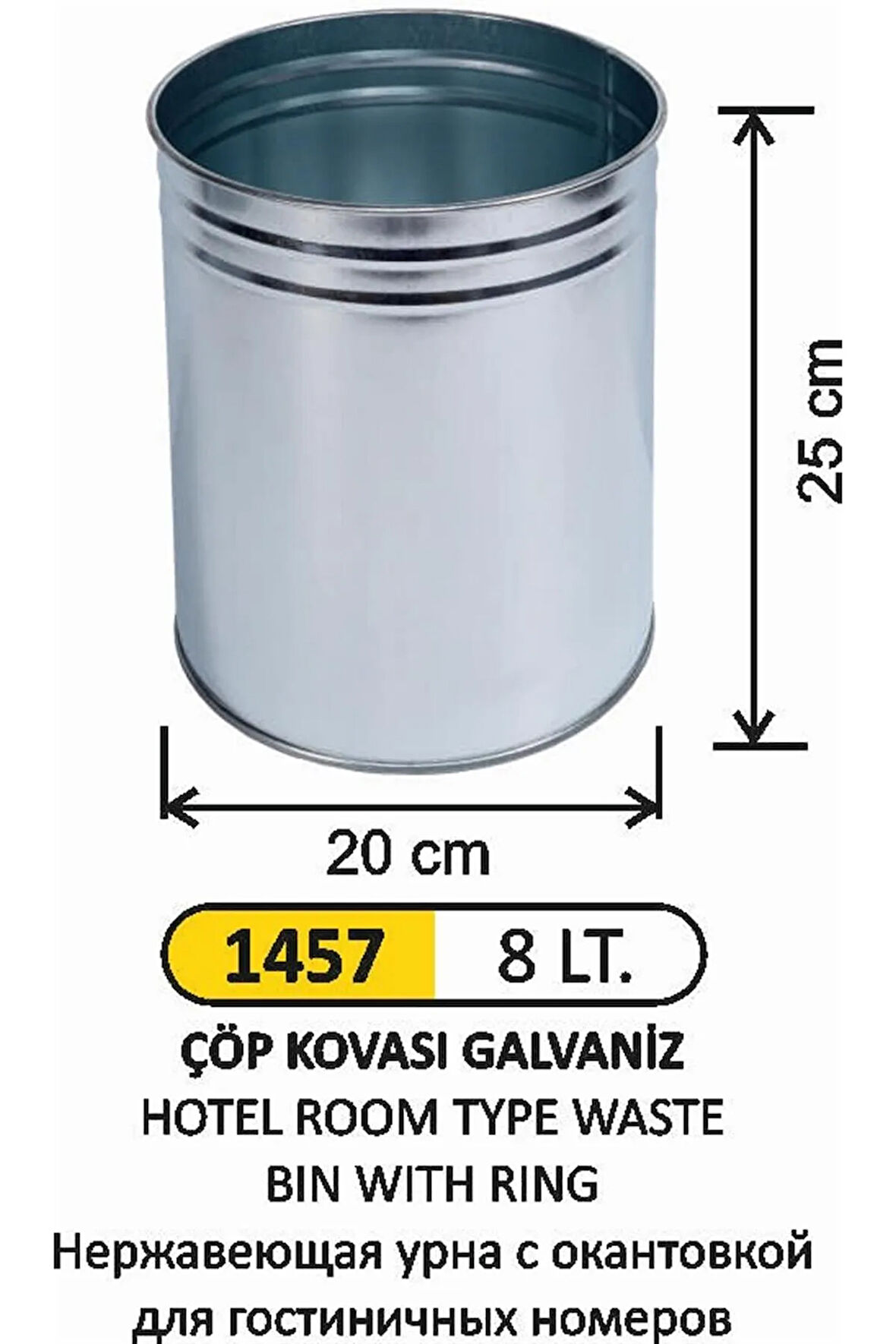 ARI METAL 1457 GALVANİZ ODA TİPİ