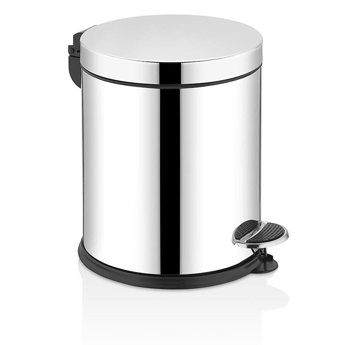 Rulopak Pedallı Paslanmaz Çöp Kovası 5 Litre