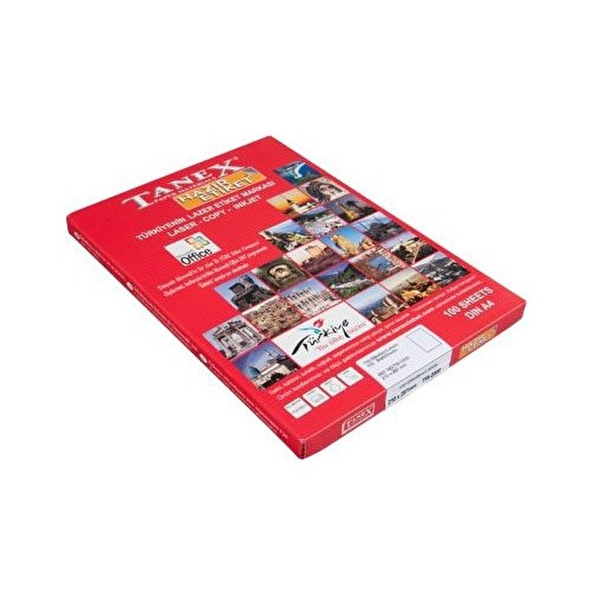 Tanex Tw-2000 210X297 Mm Flo Trnc Lsr Etiket 100 Ad.